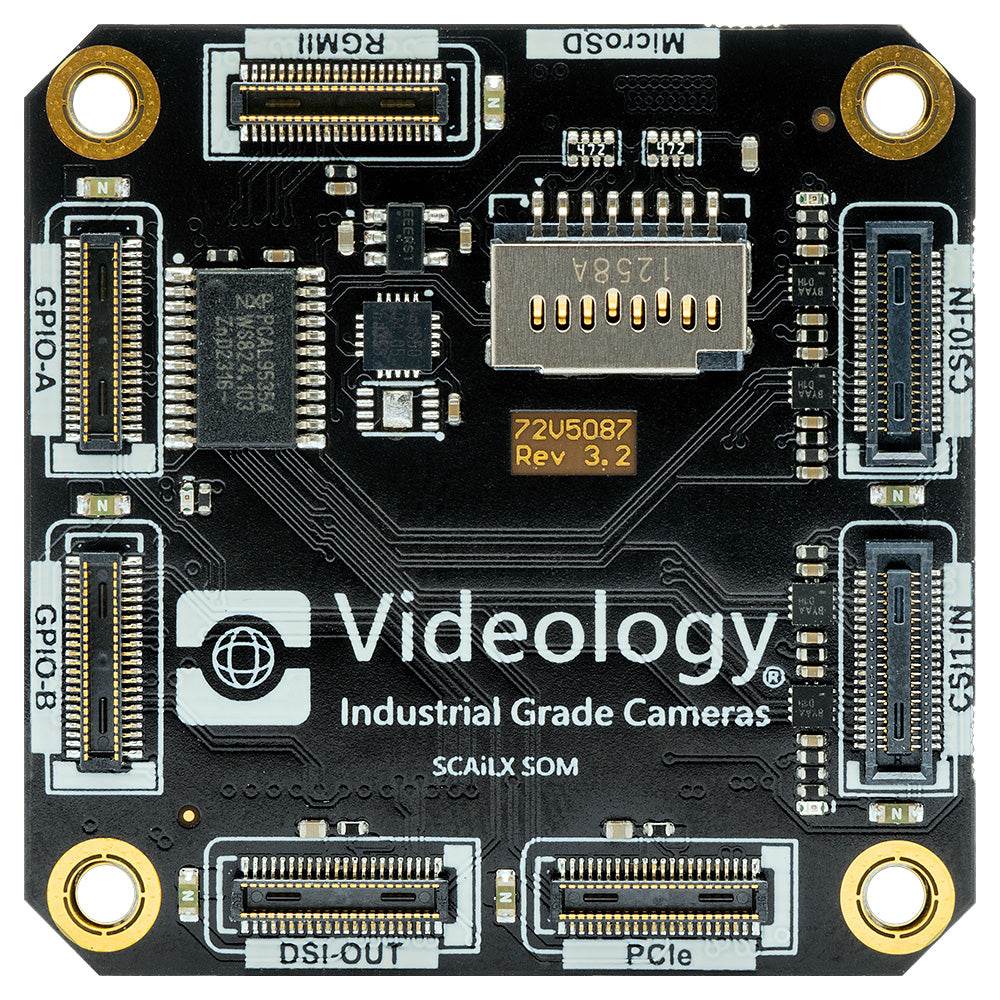 Videology SCAiLX-SOM-AI Universal SoM Edge Vision AI Board for Sony FCB-EV9520L, FCB-EV9500L & Tamron MP3010M-EV HD Block Cameras - Block-Cameras
