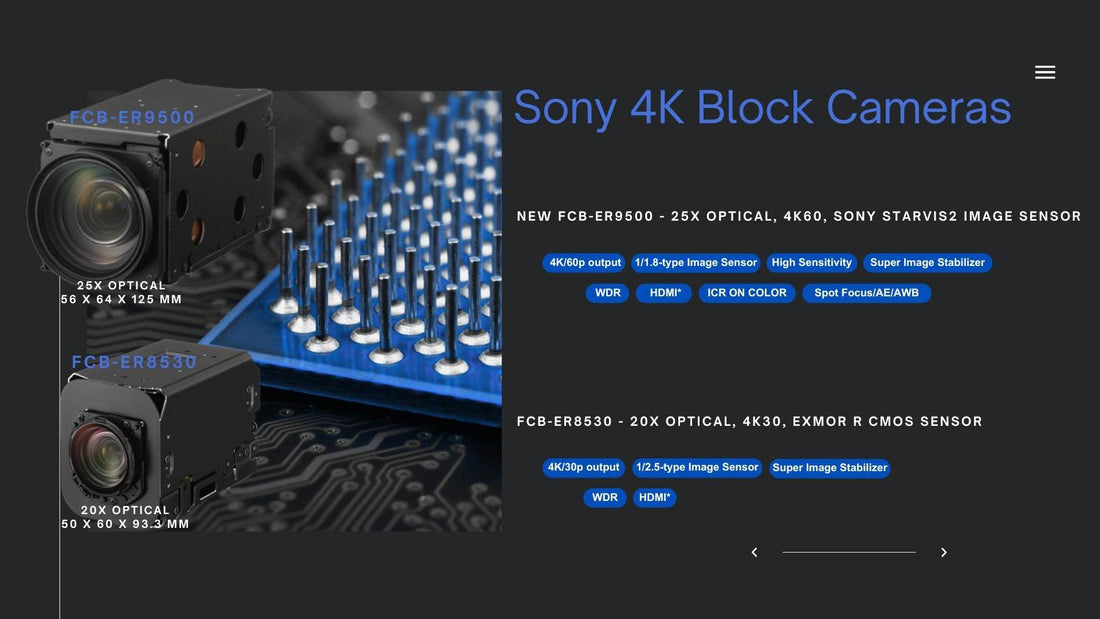 FCB-ER9500 vs. FCB-ER8530: Choosing the Right 4K Sony Block Camera for Your Imaging Needs - Block-Cameras