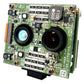 DCC-RGBD1 camera module with two lenses on a green circuit board