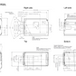 FCB-EV9520L Technical Dimensions Layouts