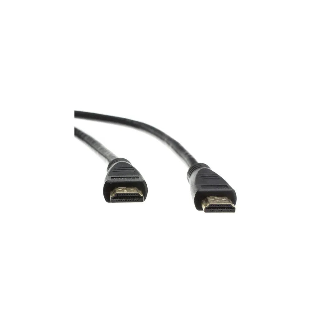 HDMI cable with two connectors on a white background