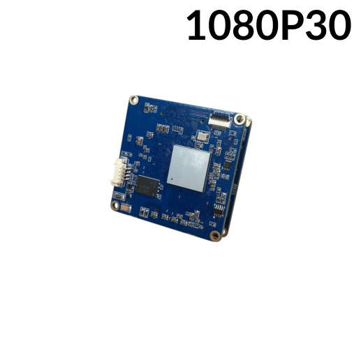 Video Encoder Board with various components on a white background