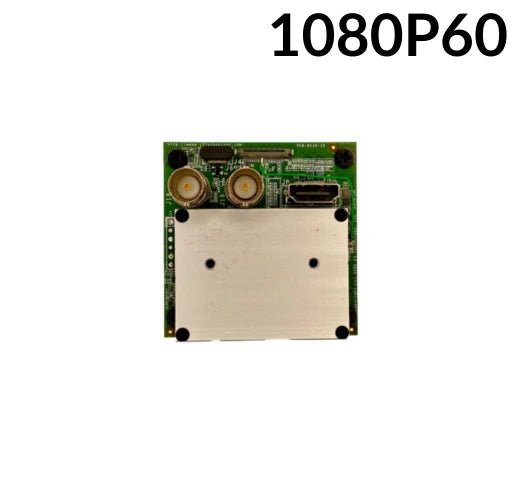 Interface board with '1080P60' text on a white background