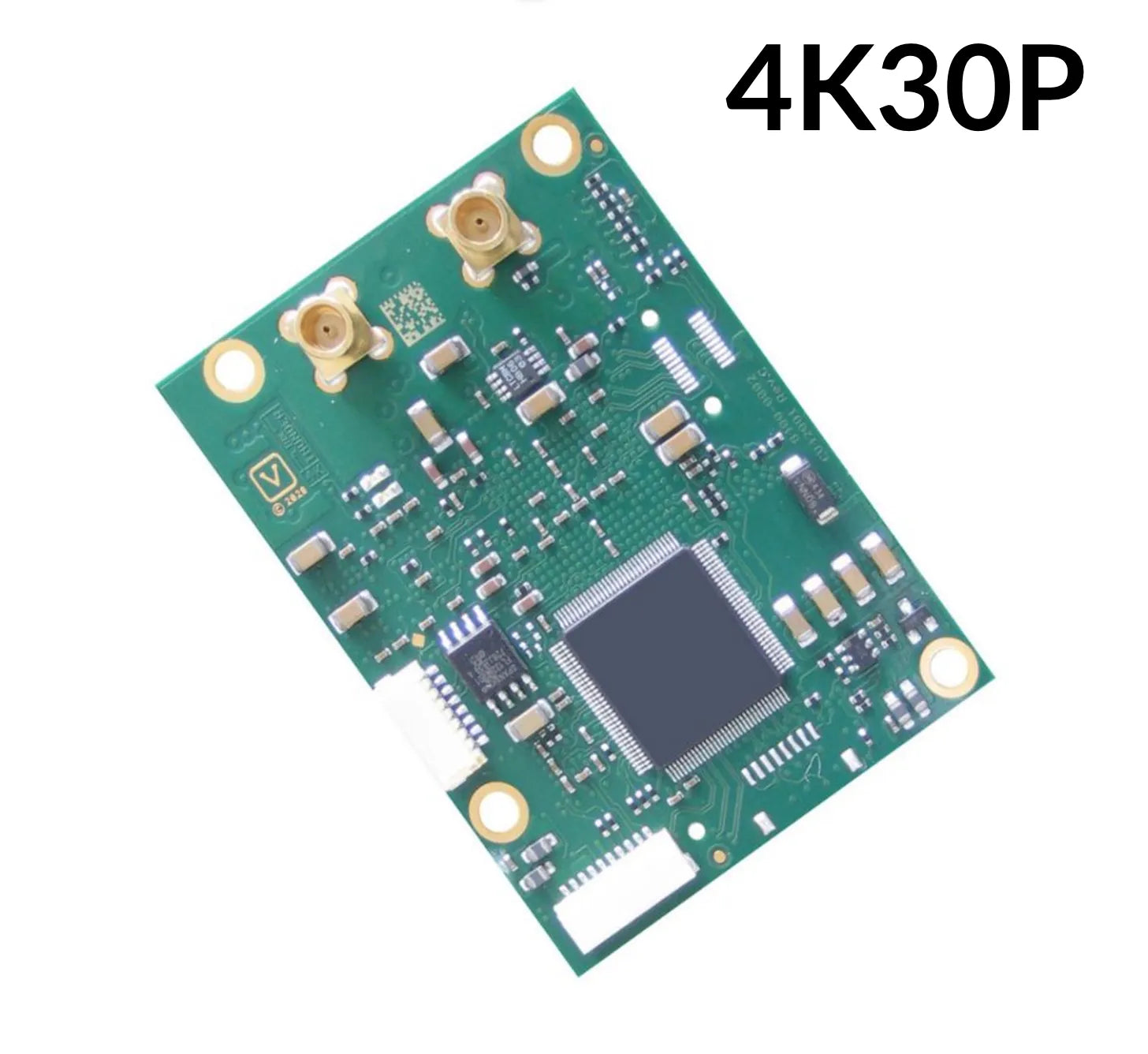 Interface board with '4K30P' text on a white background