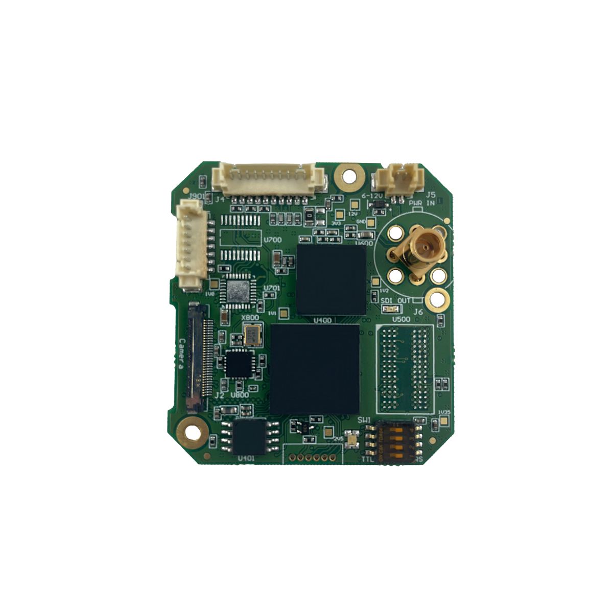 TV10 0096 3G/HD-SDI Interface Boards for HD Block Cameras Top View