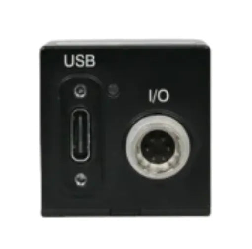 VCC-20U051 back panel with USB and I/O ports on a white background