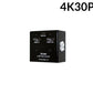 Black video encoder with '4K30P' text on a white background